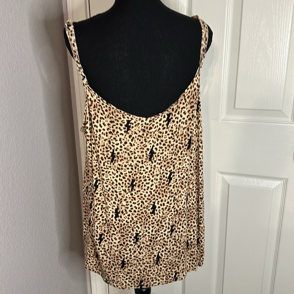 Torrid Leopard And Lightning Print Top - Size 3/3x - image 3